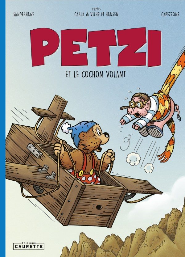 Petzi et le Cochon Volant, Cover page